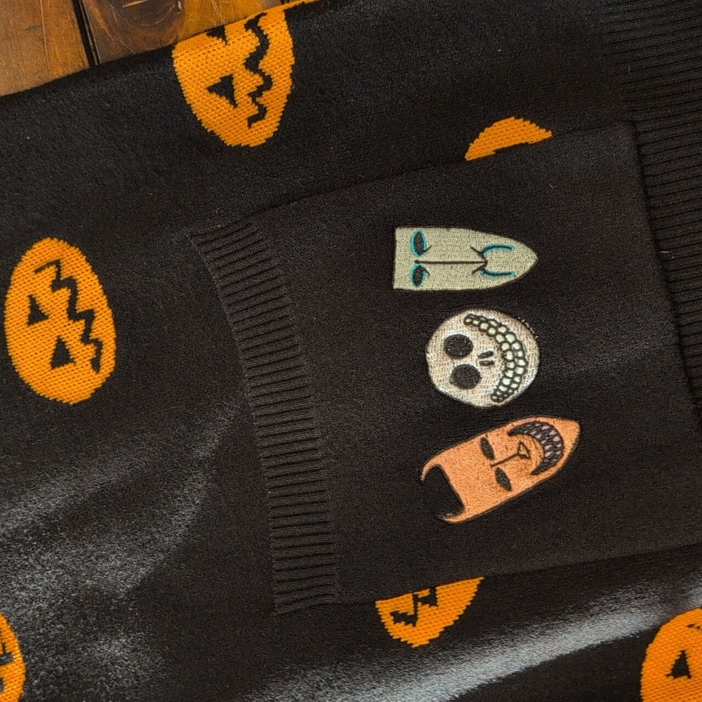 Cakeworthy Nightmare Before Christmas Pumpkin King Cardigan NMBC Unisex - Picture 4 of 8